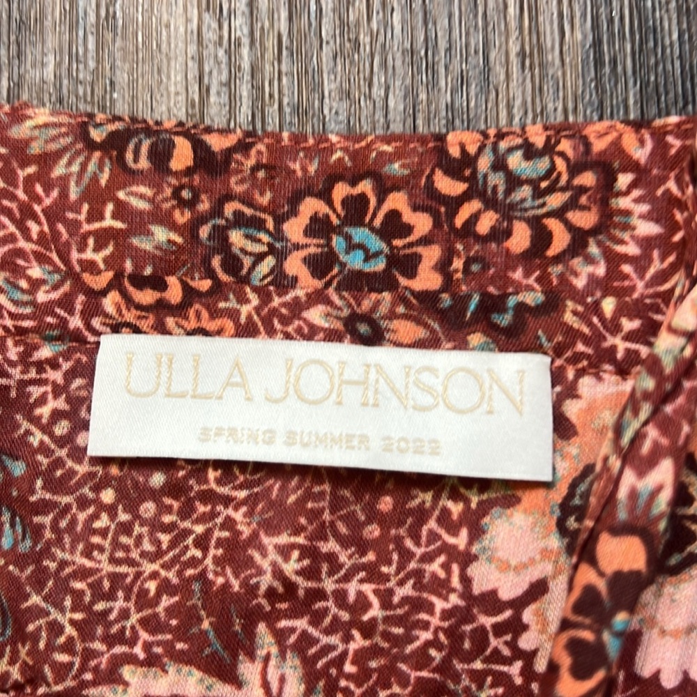 Ulla Johnson SS 22 Floral Boho Chic Maxi Dress - Picture 3 of 5